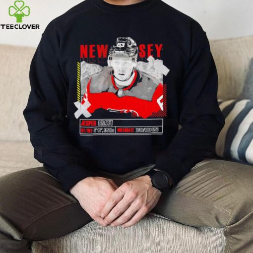 Jesper Bratt New Jersey Devils ice hockey player information paper hoodie, sweater, longsleeve, shirt v-neck, t-shirt