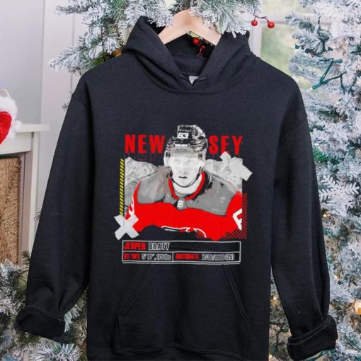 Jesper Bratt New Jersey Devils ice hockey player information paper hoodie, sweater, longsleeve, shirt v-neck, t-shirt