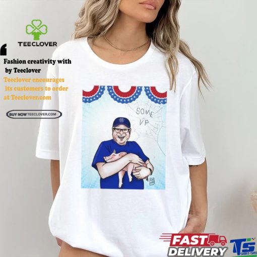 Jess Piper Tim Walz Hugs Pig Make America Happy Again Shirt