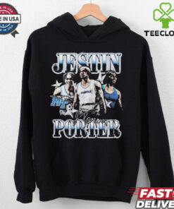 Jestin Porter Middle Tennessee Blue Raiders 90s Graphic Players Signature t shirt