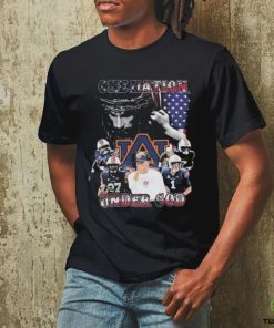 Jesus Auburn Tigers One Nation Under God American Flag T Shirt
