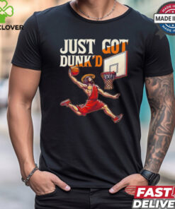 Jesus Basketball Just Got Dunked Jesus Dunking Baptism Playing Basketball 2024 Shirt