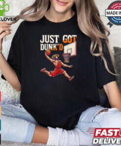 Jesus Basketball Just Got Dunked Jesus Dunking Baptism Playing Basketball 2024 Shirt