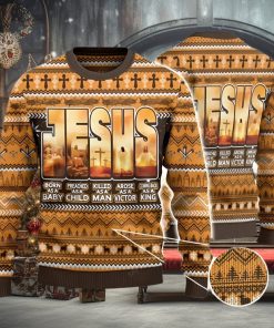 Jesus Born Christmas Gift Ugly Christmas Sweater 3D Gift For Men And Women