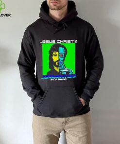 Jesus Christ 2 judgement day 8 bit he’s back hoodie, sweater, longsleeve, shirt v-neck, t-shirt