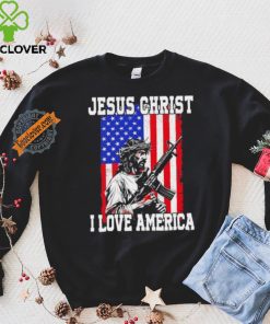 Jesus Christ I love America USA shirt