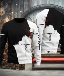 Jesus Christ Shadow Ugly Christmas Sweater