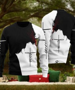 Jesus Christ Shadow Ugly Christmas Sweater