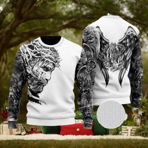 Jesus Christ Sun Of The God Ugly Christmas Sweater