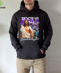 Jesus Christ blessed be thy gains portrait shirt