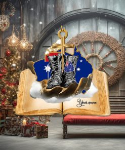 Jesus Hands Holding Australia Veteran Ornament