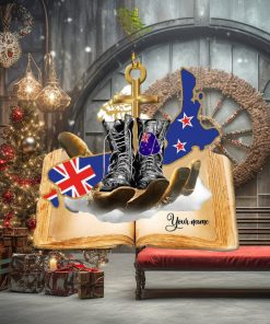Jesus Hands Holding New Zealand Veteran Ornament