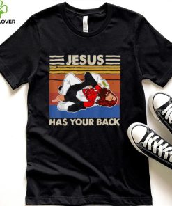 Jesus Has Your Back MMA Brazilian Jiu Jitsu Vintage Unisex T hoodie, sweater, longsleeve, shirt v-neck, t-shirt