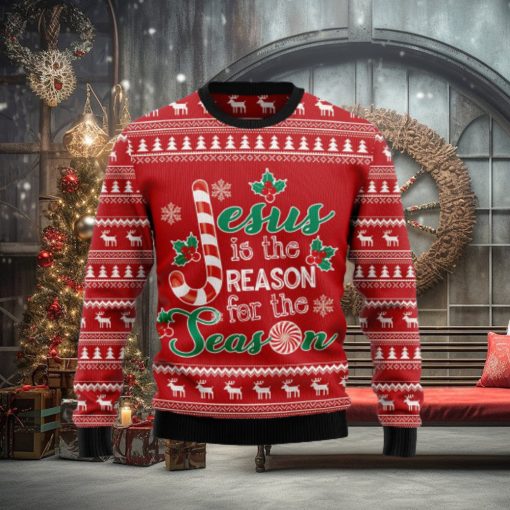 Jesus Is The Reason For The Season Ugly Christmas Sweater Gift Men Women