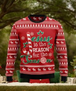 Jesus Is The Reason For The Season Ugly Christmas Sweater Gift Men Women
