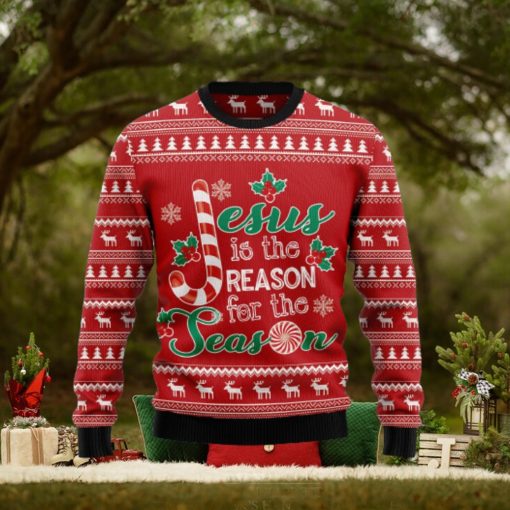 Jesus Is The Reason For The Season Ugly Christmas Sweater Gift Men Women