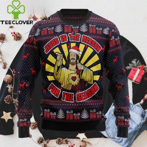 Jesus Is The Reason For The Season Ugly Christmas Sweater, Xmas Sweatshirt
