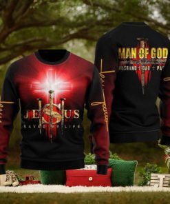 Jesus Man Of God Ugly Christmas Sweater Gift For Men And Women