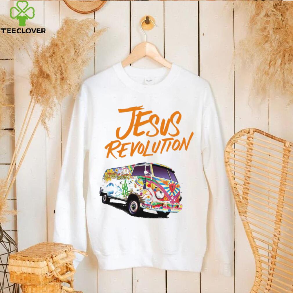 2023 Jesus Revolution Hippie Car Film T-Shirt - Show Your Support! 2023 Jesus Revolution Hippie Car Film T-Shirt - Show Your Support!