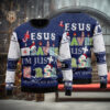 Let It Snow Alien Ufo Blue Family Xmas Sweaters