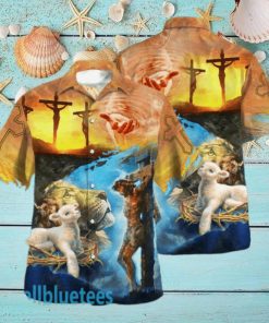 Jesus Saves Lion And Lamb Hawaiian Shirt