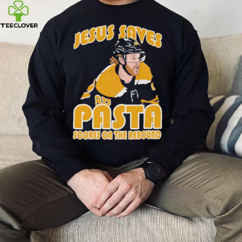 Jesus Saves Pasta Scores On The Rebound Shirt Jesus Saves Pasta Scores On The Rebound Shirt