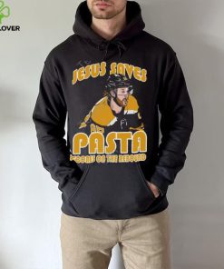 Jesus Saves Pasta Scores Tee David Pastrnak