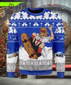 Jesus Skateboarding Christmas Ugly Christmas Sweater New For Men And Women Gift Holidays Christmas