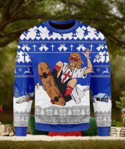 Jesus Skateboarding Christmas Ugly Christmas Sweater