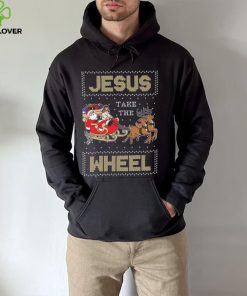 Jesus Take The Wheel Tacky Christmas Ugly Shirt