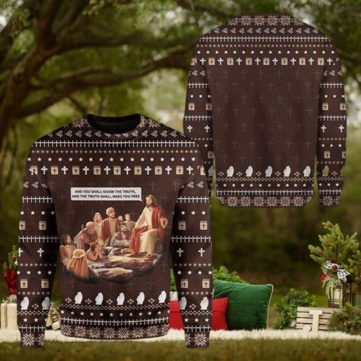 Jesus Ugly Christmas Sweater Outfit Gift For Men And Women
