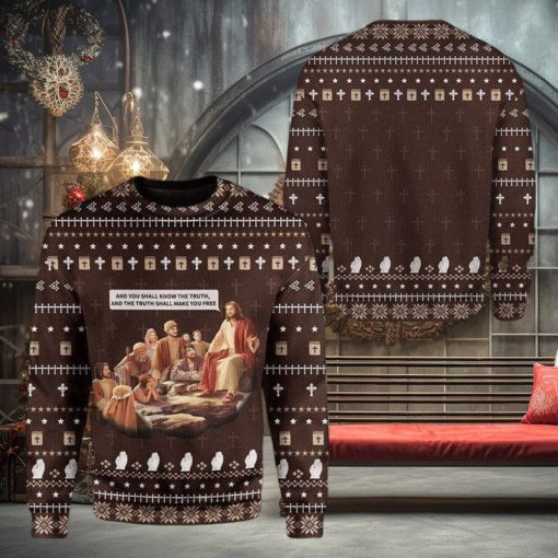 Jesus Ugly Christmas Sweater Outfit Gift For Men And Women