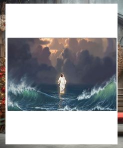 Jesus Walk Upon The Water Horizontal Poster