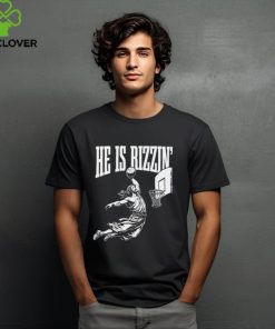 Jesus he is rizzen’ basketball shirt