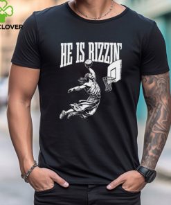 Jesus he is rizzen’ basketball shirt 1 Jesus he is rizzen’ basketball shirt