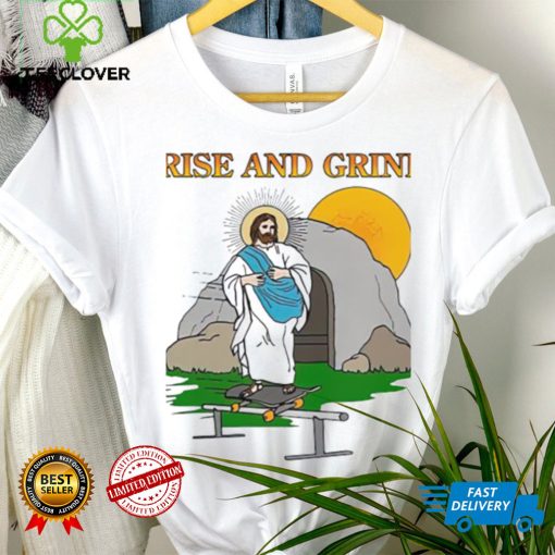Jesus rise and grind 2023 logo t  shirt