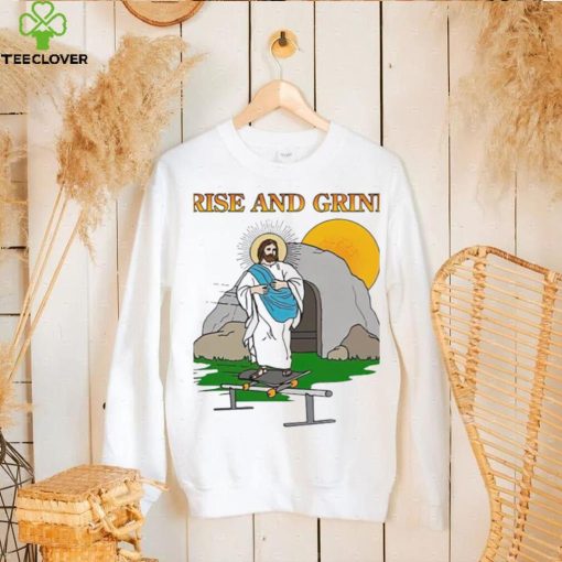 Jesus rise and grind 2023 logo t  shirt