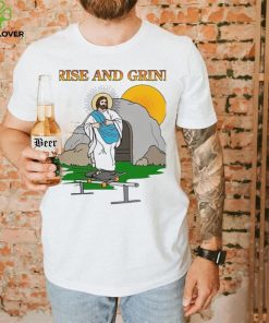Jesus rise and grind 2023 logo t shirt