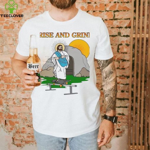 Jesus rise and grind 2023 logo t  shirt