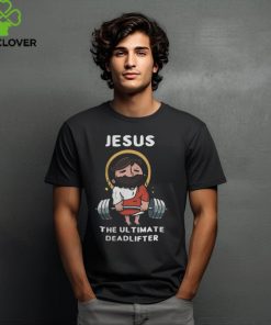 Jesus the Ultimate Deadlifter Washed Gym Shirt