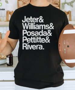 Jeter Williams Posada Pettitte Rivera Shirt 1 Jeter Williams Posada Pettitte Rivera Shirt