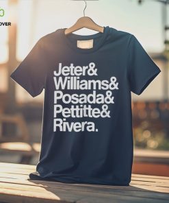 Jeter Williams Posada Pettitte Rivera Shirt 3 Jeter Williams Posada Pettitte Rivera Shirt