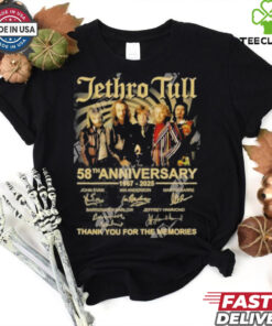 Jethro Tull 58th Anniversary 1967 2025 Thank You For The Memories Shirt