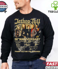 Jethro Tull 58th Anniversary 1967 2025 Thank You For The Memories Shirt