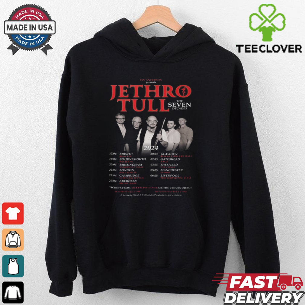 Jethro Tull announce The Seven Decades UK tour shirt Jethro Tull announce The Seven Decades UK tour shirt
