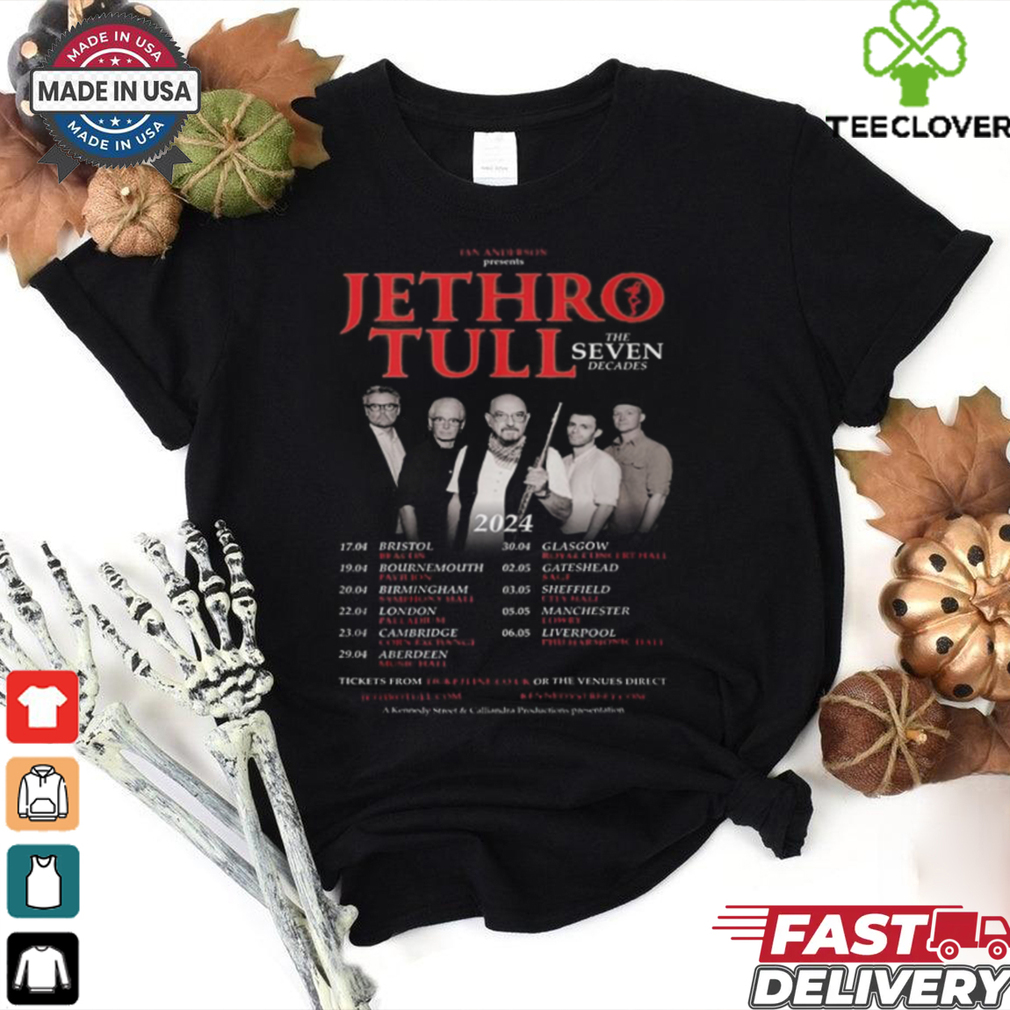 Jethro Tull announce The Seven Decades UK tour shirt Jethro Tull announce The Seven Decades UK tour shirt