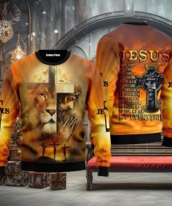 Jeus Is My God Ugly Christmas Sweater For Men And Women