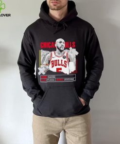 Jevon Carter number 5 Chicago Bulls basketball player pose paper gift hoodie, sweater, longsleeve, shirt v-neck, t-shirt