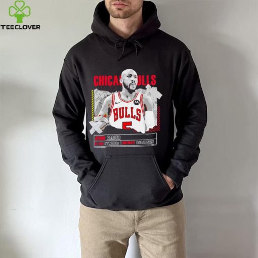 Jevon Carter number 5 Chicago Bulls basketball player pose paper gift hoodie, sweater, longsleeve, shirt v-neck, t-shirt