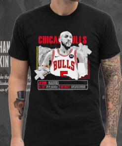 Jevon Carter number 5 Chicago Bulls basketball player pose paper gift hoodie, sweater, longsleeve, shirt v-neck, t-shirt